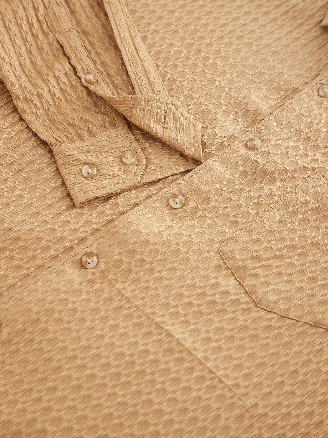 Eccentric Bronze Patterned Shirt