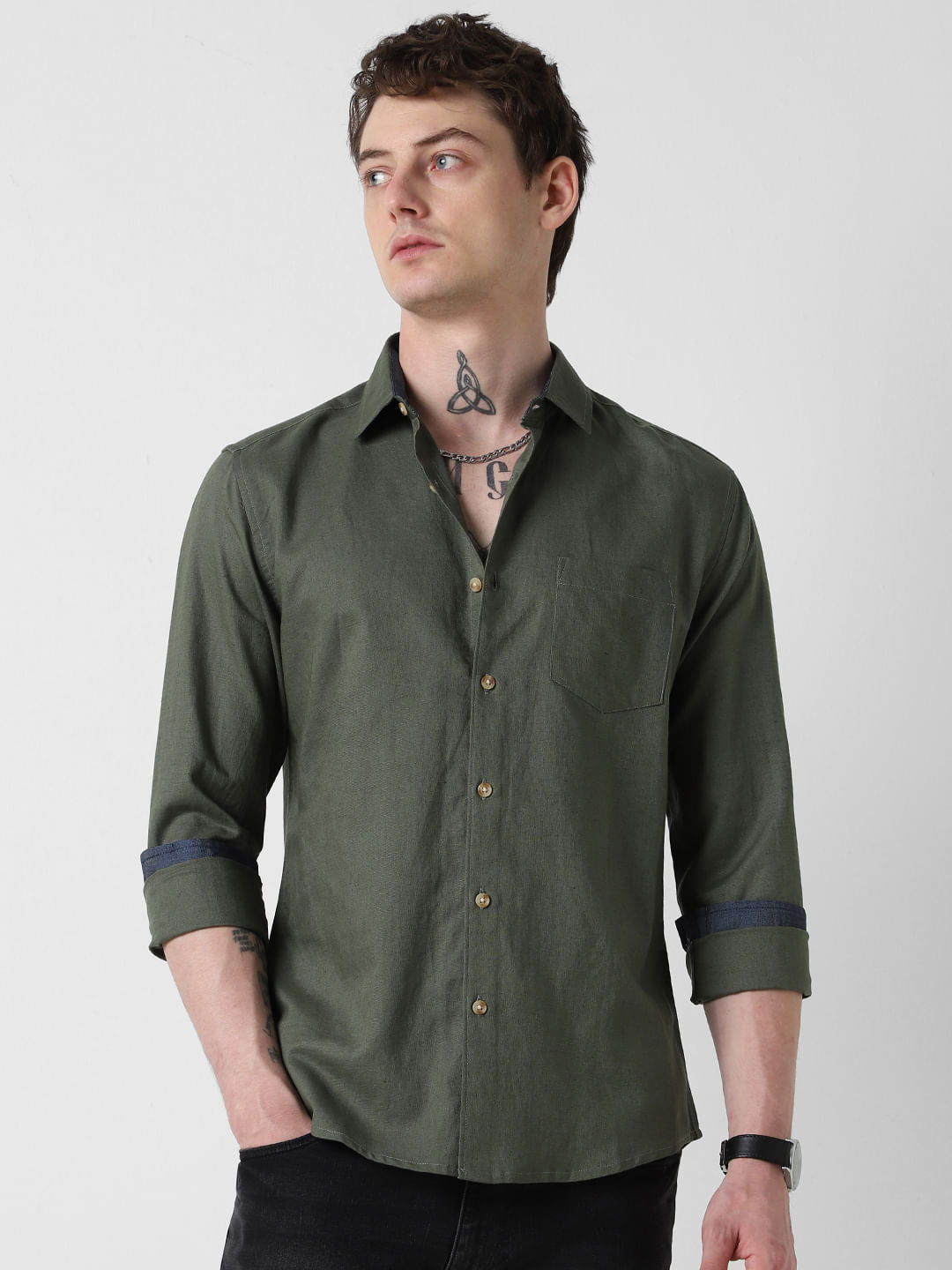 Classic Olive Shirt