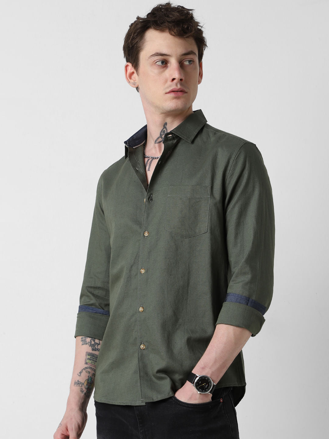 Classic Olive Shirt