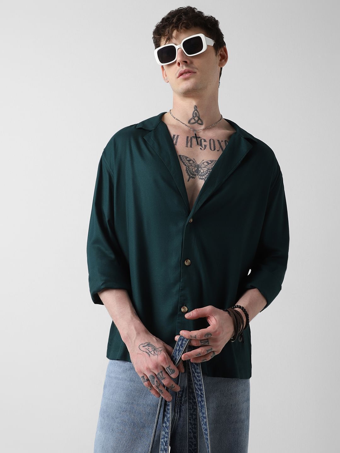 Sacramento Oversized Notched Lapel Collar Shirt