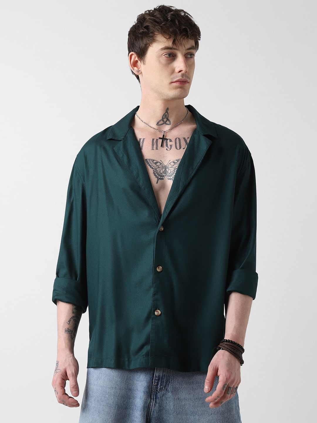 Sacramento Oversized Notched Lapel Collar Shirt