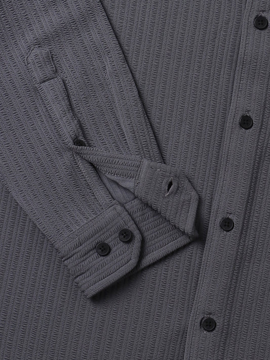 Anchor Grey Textured Shirt