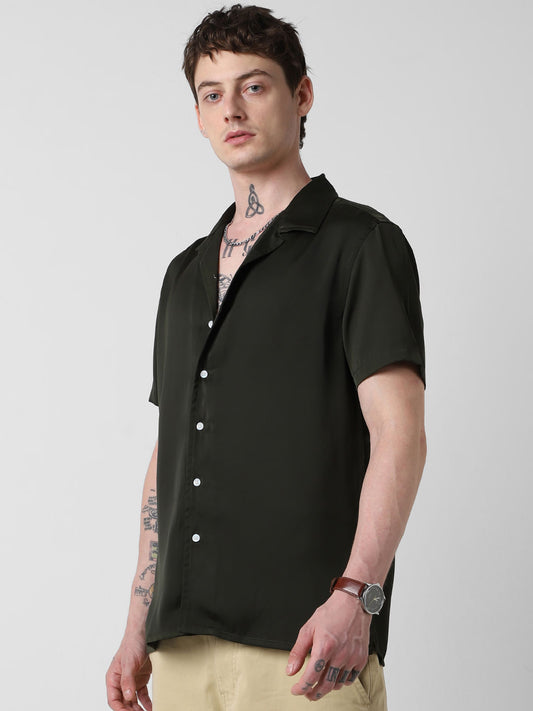 Radiant Avocado Green Oversized Shirt