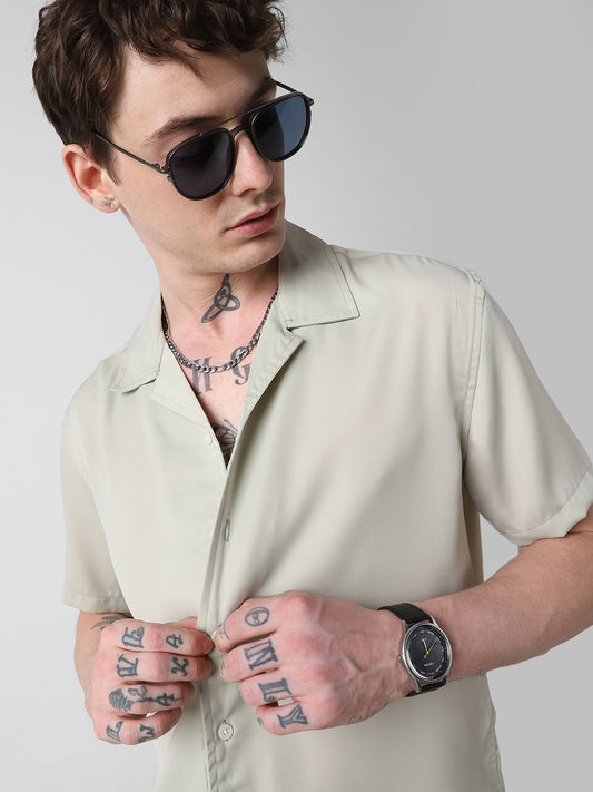 Radiant Tea Green Oversized Shirt