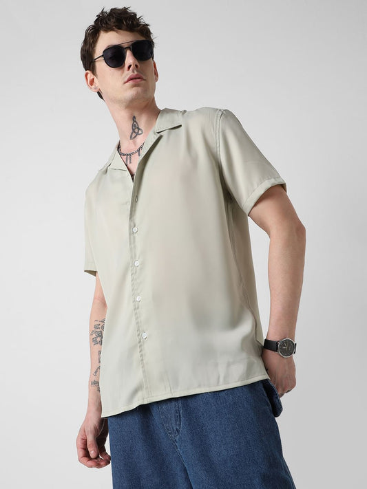 Radiant Tea Green Oversized Shirt