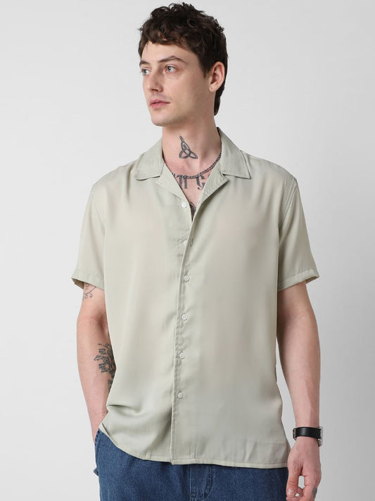 Radiant Tea Green Oversized Shirt