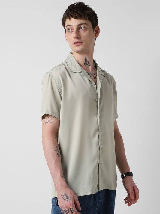 Radiant Tea Green Oversized Shirt