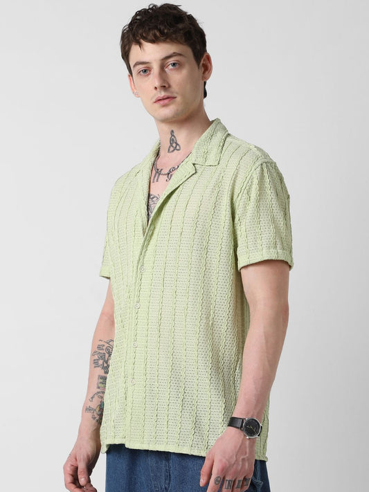 Exquisite AeroMesh Sage Green Oversized Shirt
