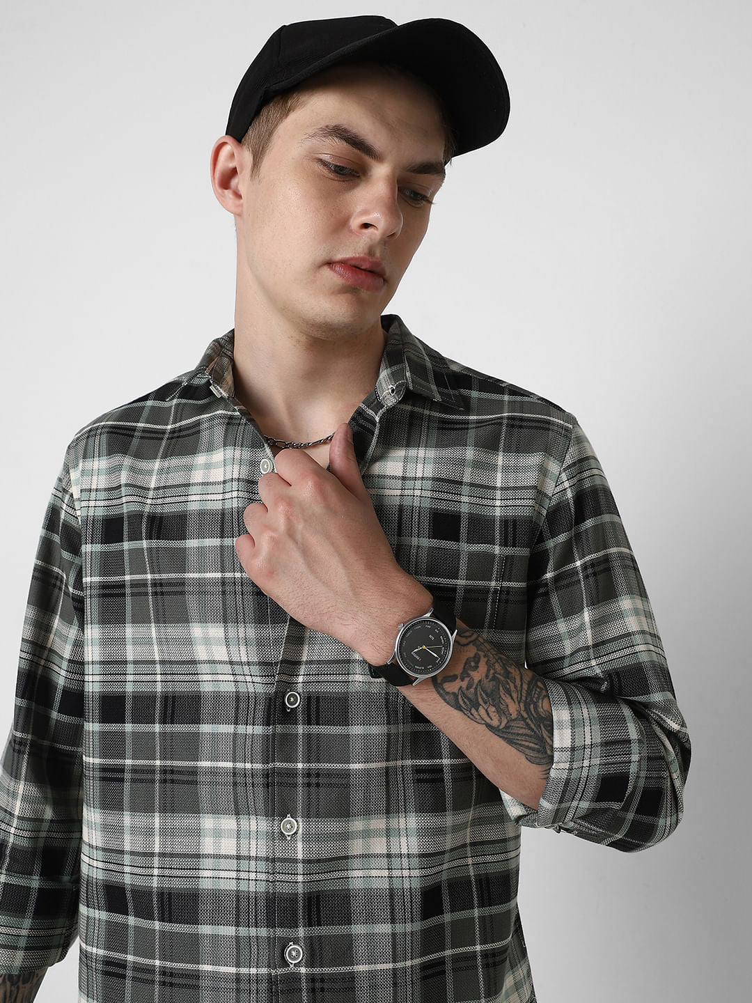 Premium Giza Cotton Plaid Checkered Shirt