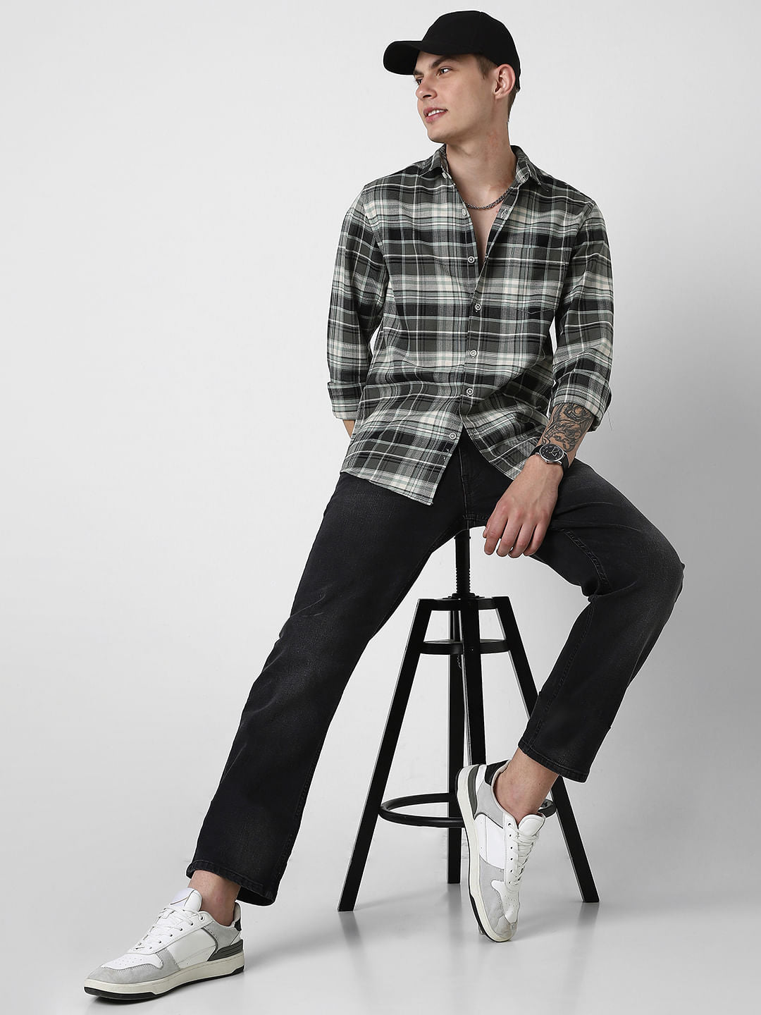 Premium Giza Cotton Plaid Checkered Shirt