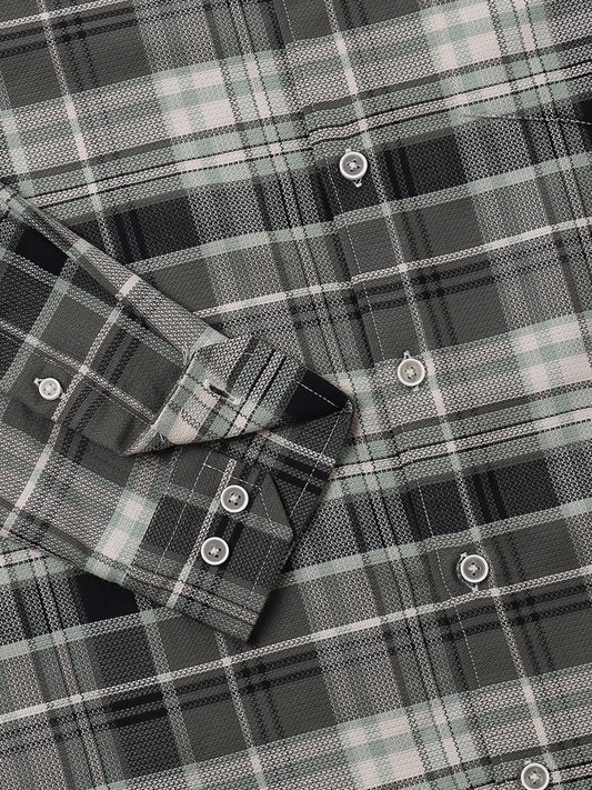 Premium Giza Cotton Plaid Checkered Shirt