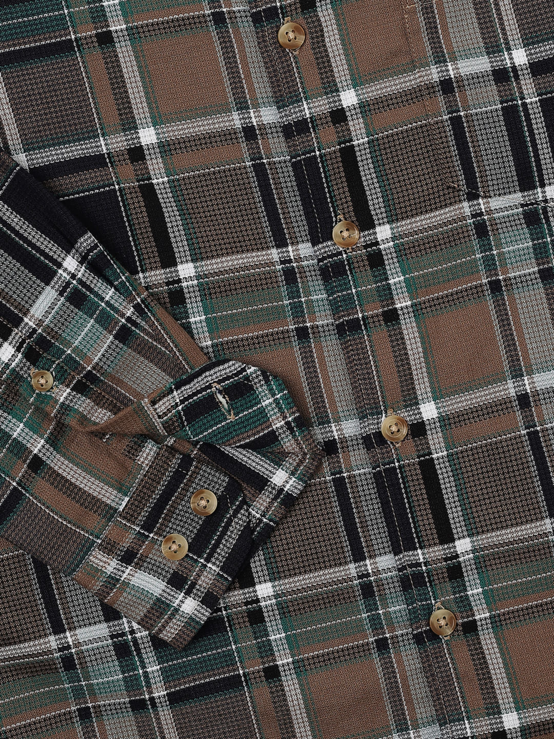 Premium Giza Cotton Multicolour Tartan Checked Shirt