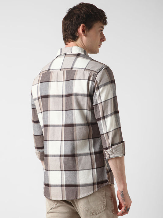 Brunette & Ivory Broad Checked Shirt