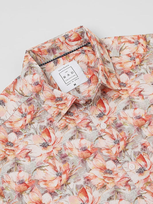 Bloomy Floret Multicolour Creased Shirt