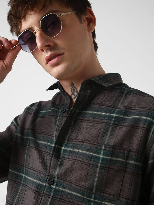 Premium Giza Cotton Multicolour Tartan Checked Shirt