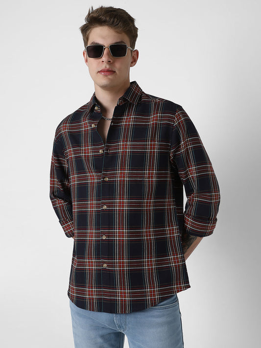 Voguish Multicolor Checkered Shirt