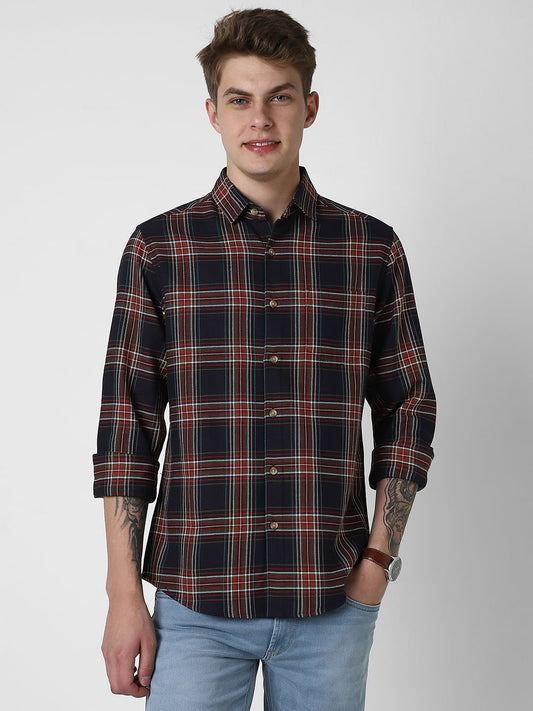 Voguish Multicolor Checkered Shirt