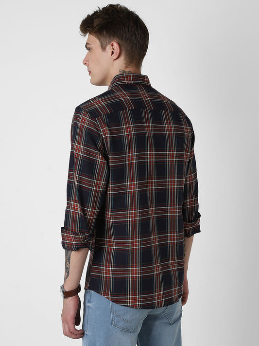 Voguish Multicolor Checkered Shirt