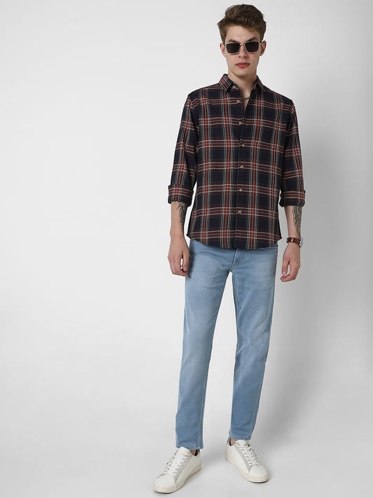 Voguish Multicolor Checkered Shirt
