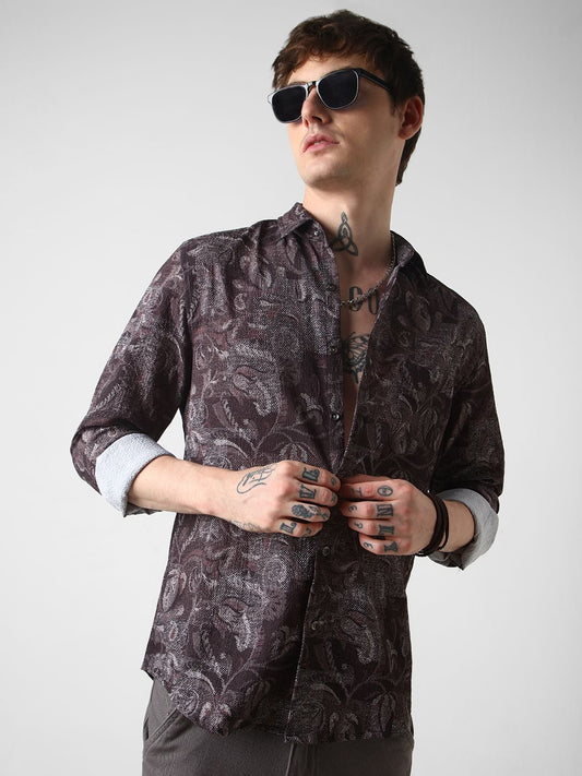 Radiant Monochrome Crushed Shirt