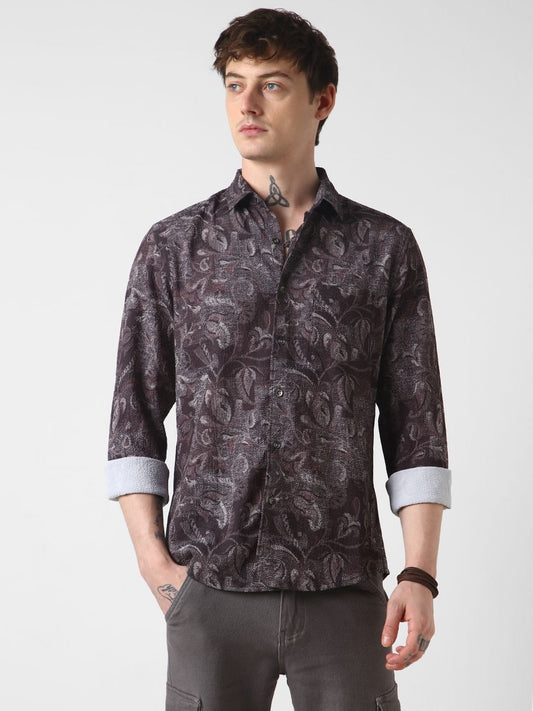 Radiant Monochrome Crushed Shirt