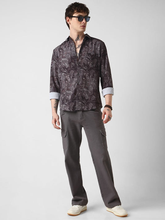 Radiant Monochrome Crushed Shirt