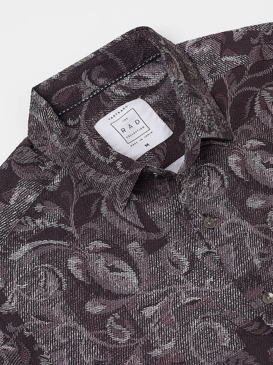 Radiant Monochrome Crushed Shirt