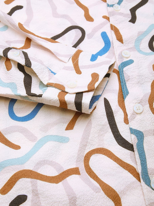 Modish Multicolour Crushed Shirt