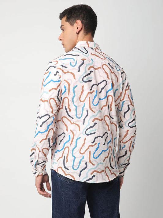 Modish Multicolour Crushed Shirt