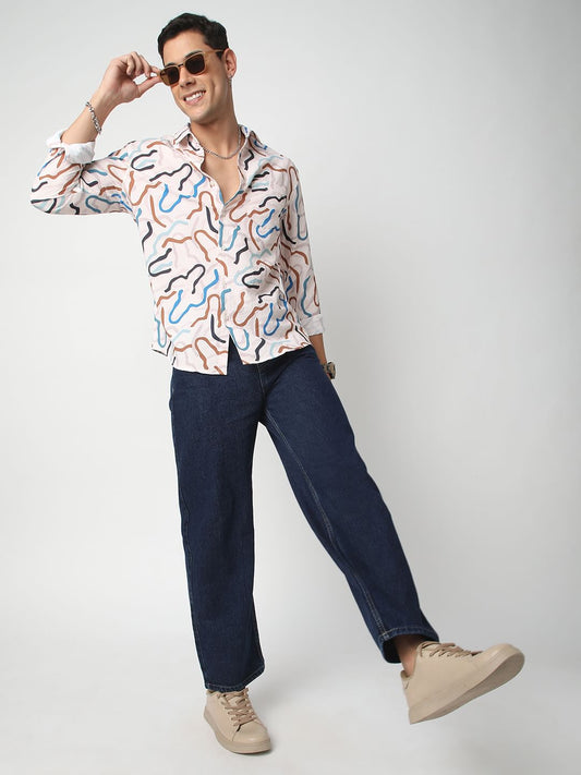 Modish Multicolour Crushed Shirt