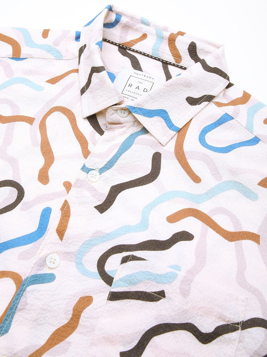 Modish Multicolour Crushed Shirt