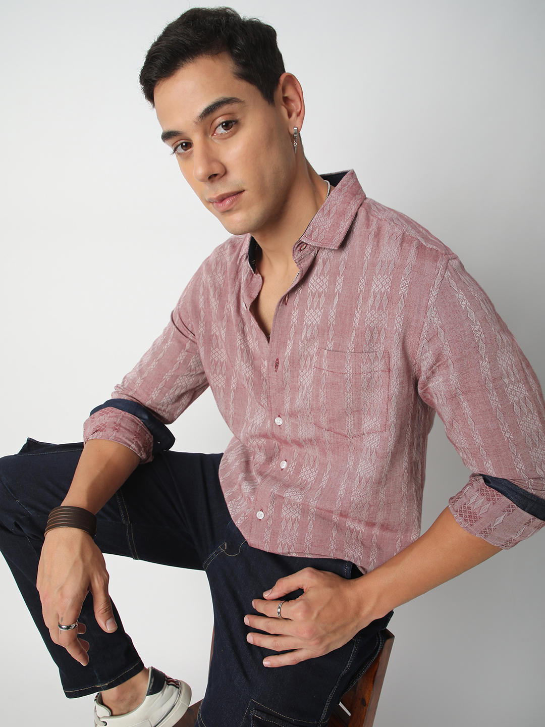 Redwood Ikat Jacquard Shirt