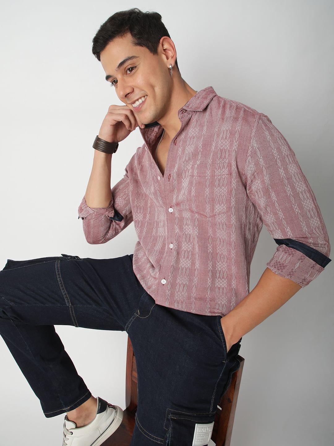 Redwood Ikat Jacquard Shirt