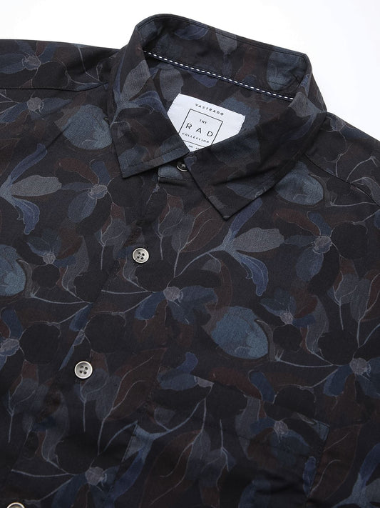 Debonair Black Floral Shirt