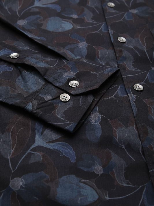 Debonair Black Floral Shirt