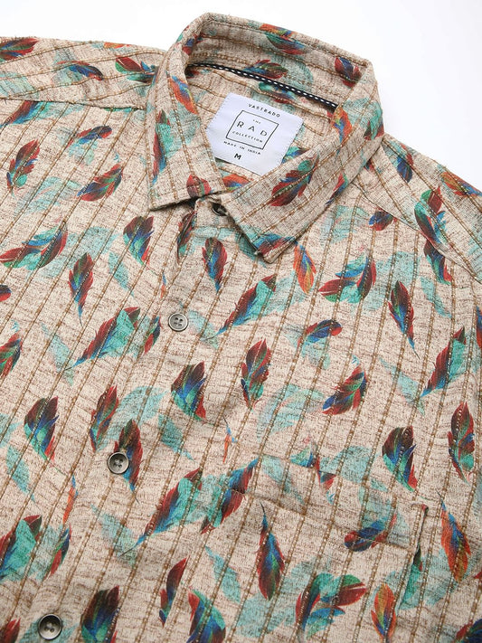 Jamboree Feathery Striped Shirt