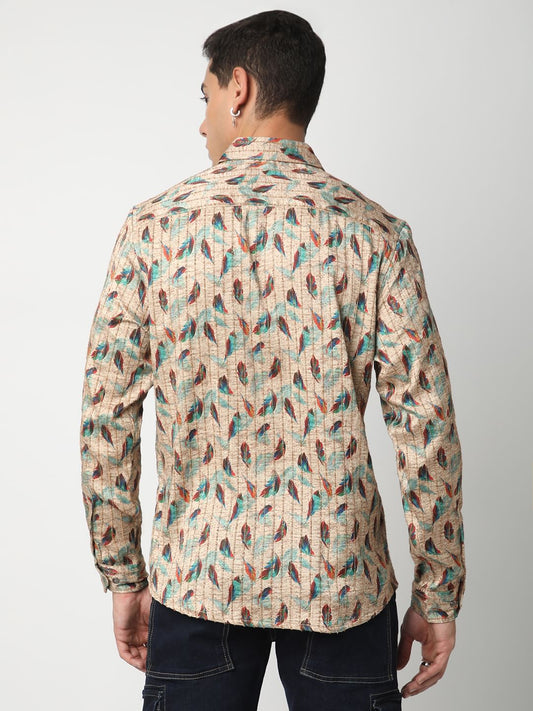 Jamboree Feathery Striped Shirt
