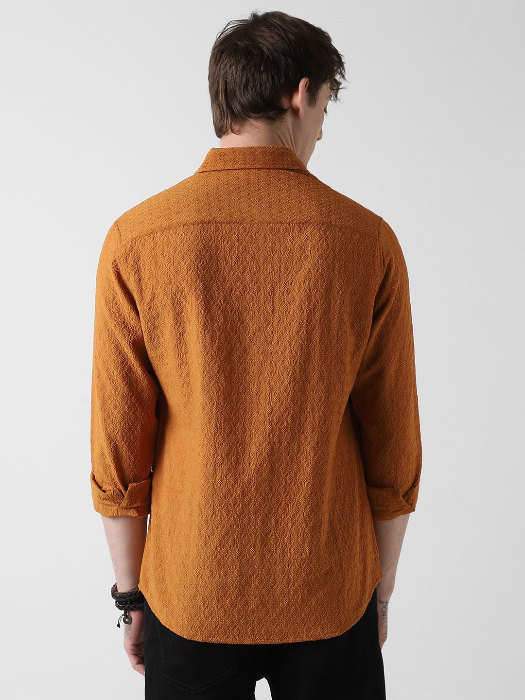 Tangerine Jacquard Shirt