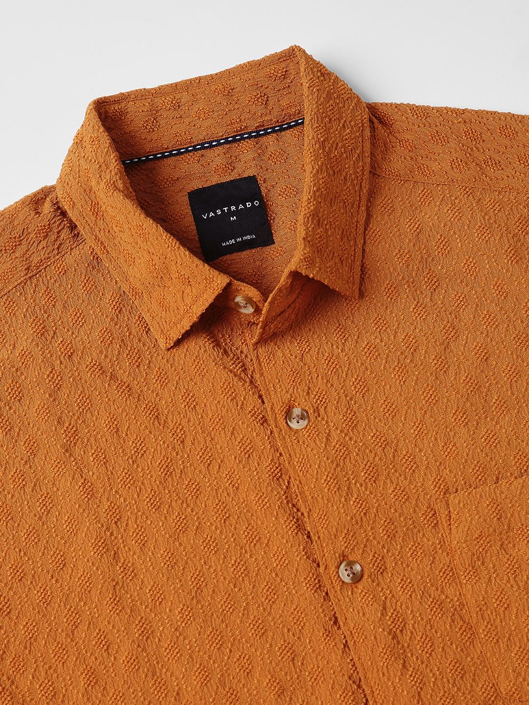 Tangerine Jacquard Shirt