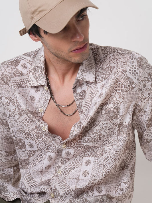 Suave Olive Symmetry Shirt