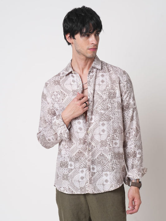 Suave Olive Symmetry Shirt