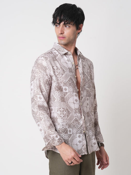 Suave Olive Symmetry Shirt