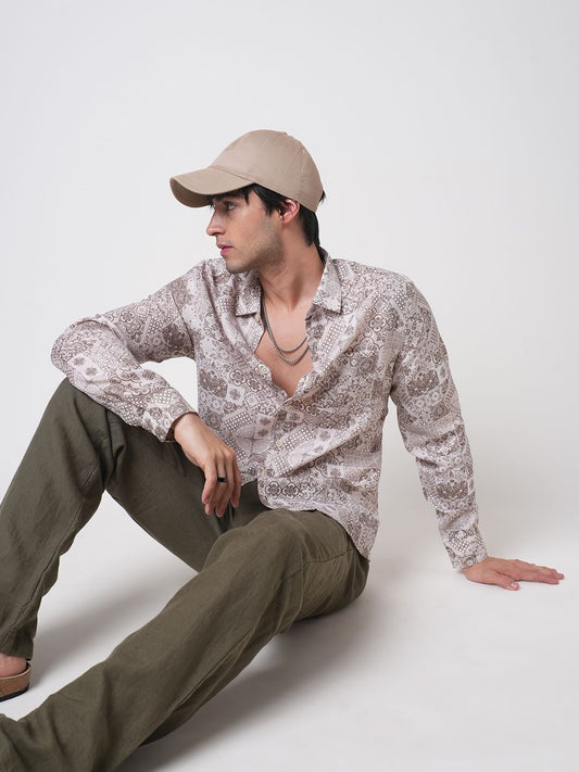 Suave Olive Symmetry Shirt