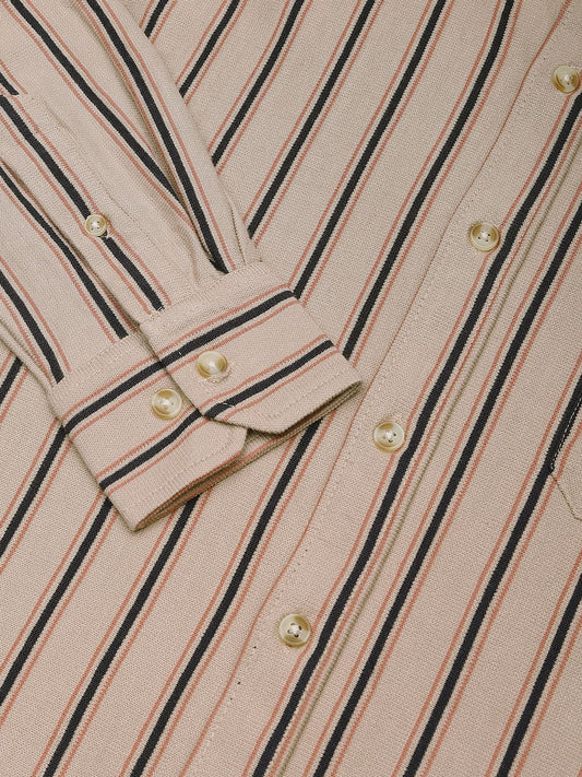 Multicolour Striped Knitted Shirt