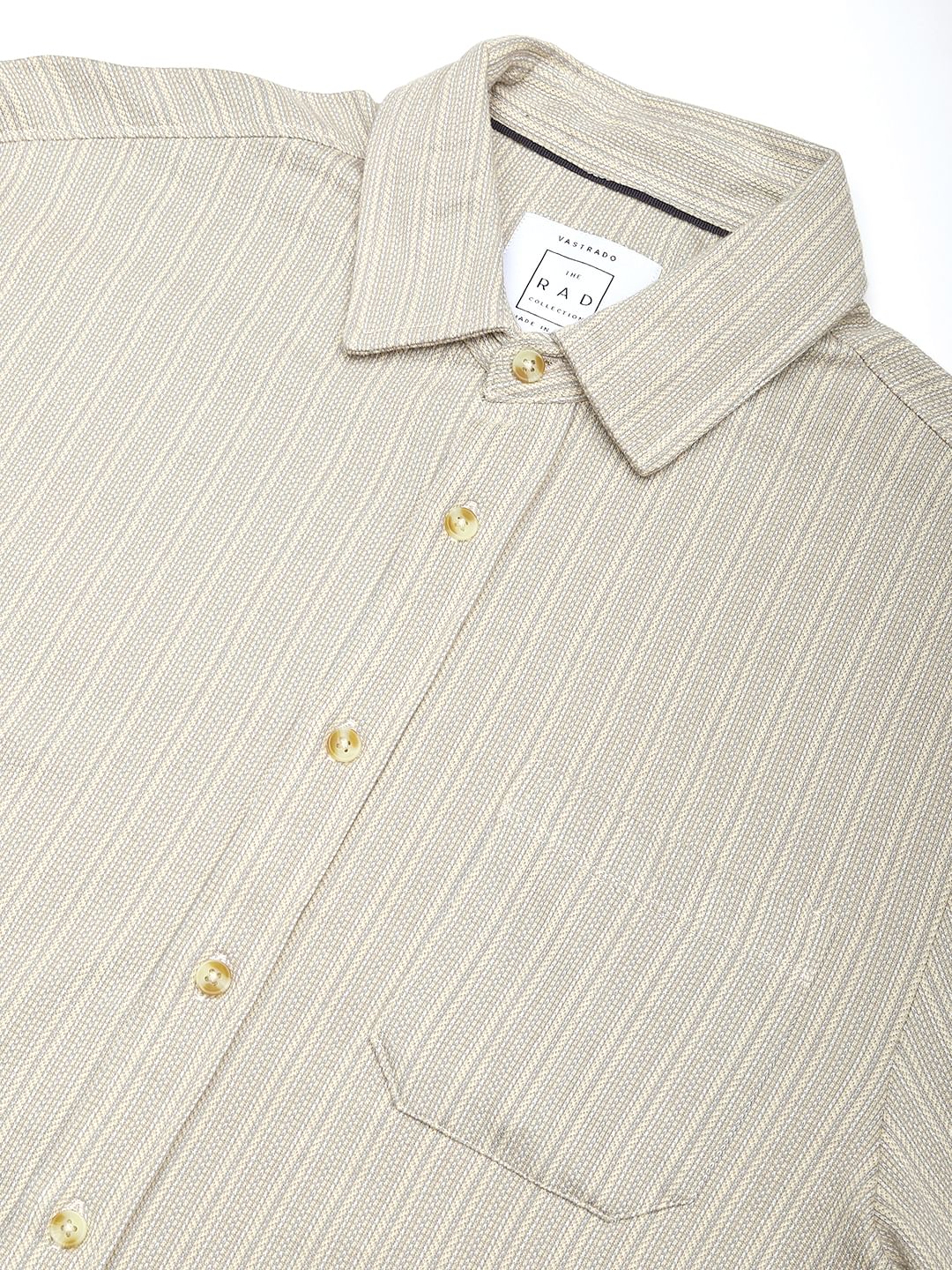 Multicolour Striped Knitted Shirt