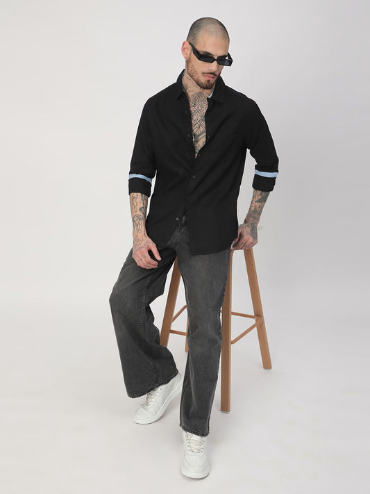 Solid Black Shirt