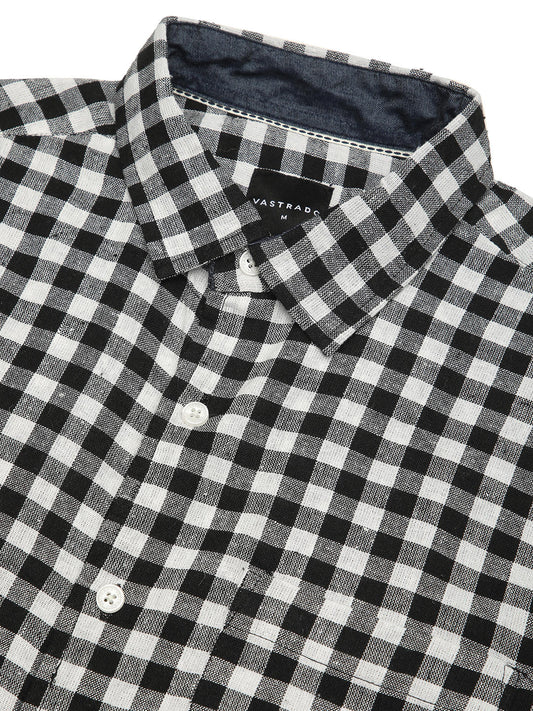 Black & White Checkered Shirt