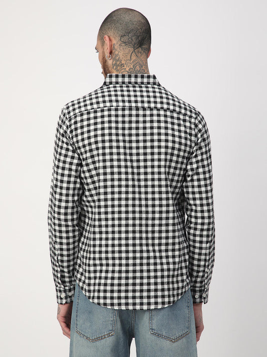 Black & White Checkered Shirt