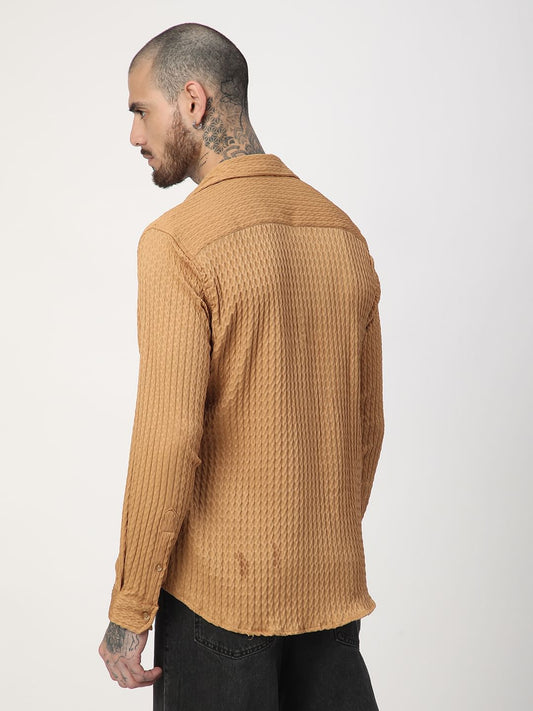 Eccentric Bronze Jacquard Shirt
