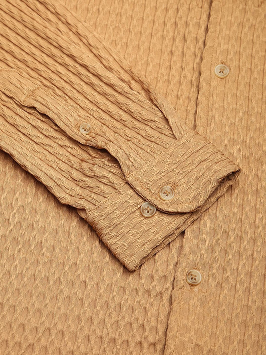 Eccentric Bronze Jacquard Shirt